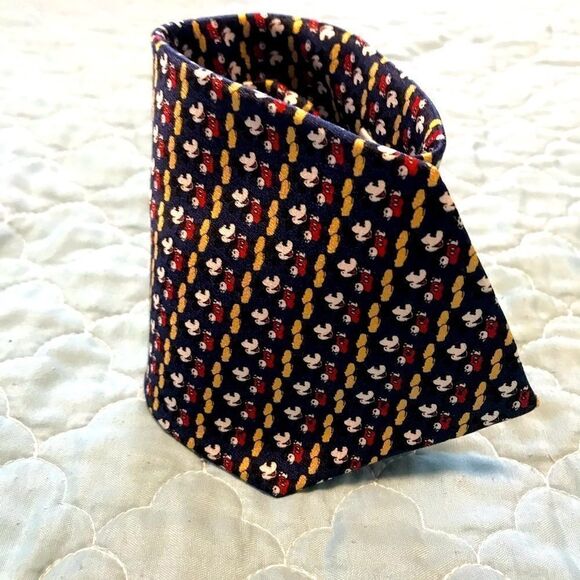 VTG Mickey Mouse 100% Silk Tie - Picture 1 of 12